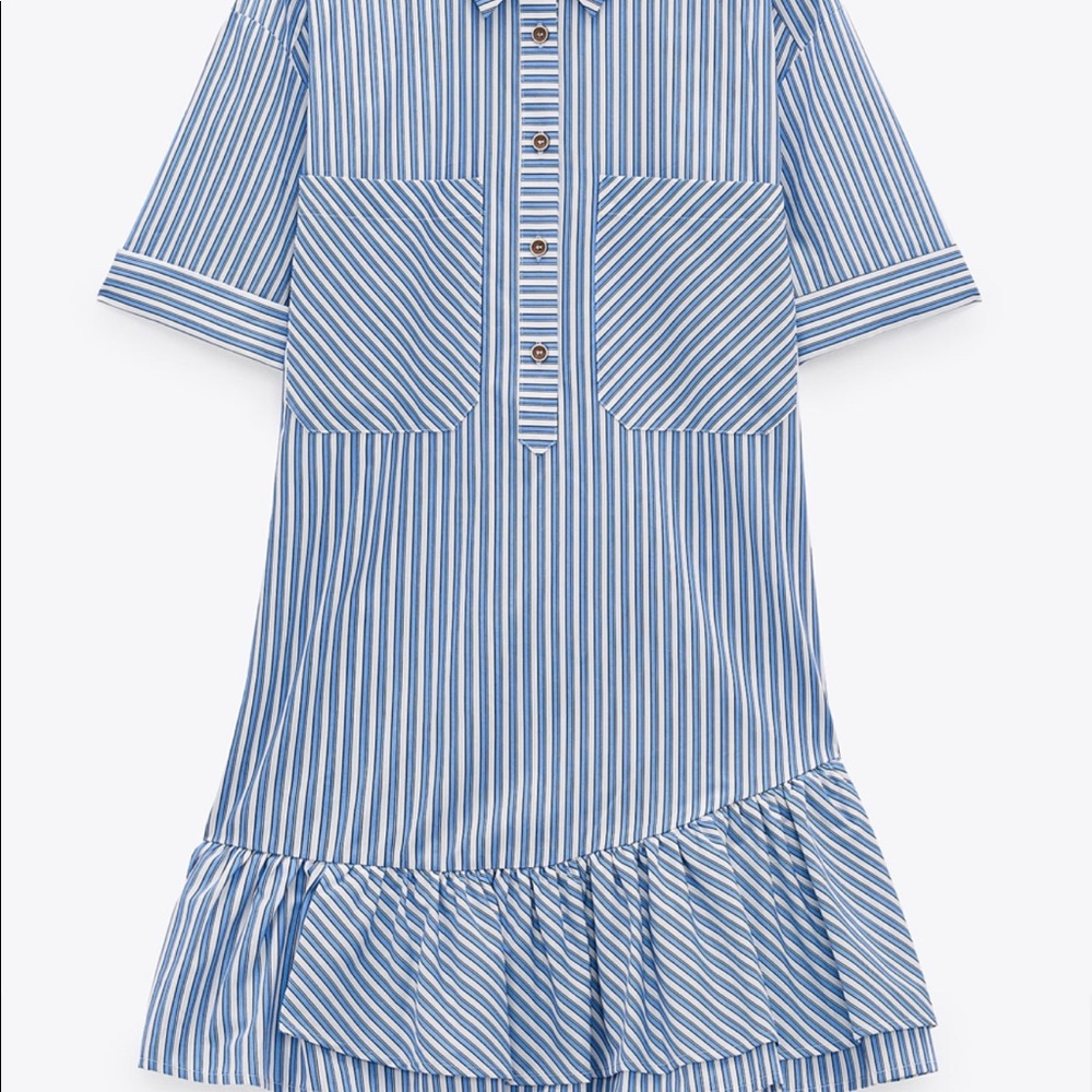 Zara Ruffled Mini Dress